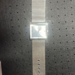 Silver Quartz Gruen Square Watch